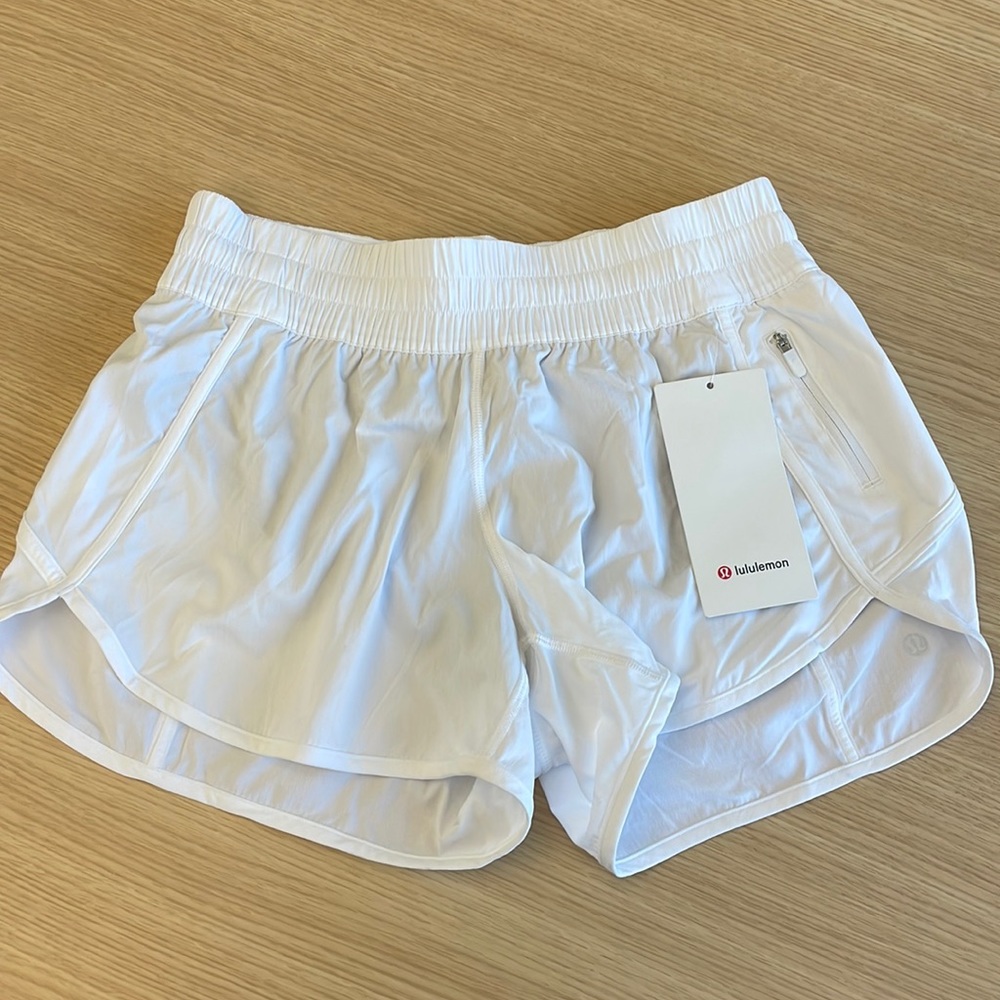 Lululemon Tracker Short. The tags have been removed.